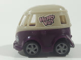 KidsMania Happy Van Purple Bus Plastic Pull Back Toy Car Candy Vehicle