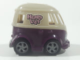 KidsMania Happy Van Purple Bus Plastic Pull Back Toy Car Candy Vehicle