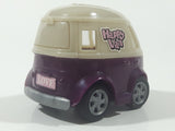 KidsMania Happy Van Purple Bus Plastic Pull Back Toy Car Candy Vehicle