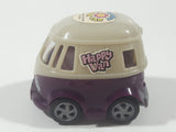 KidsMania Happy Van Purple Bus Plastic Pull Back Toy Car Candy Vehicle