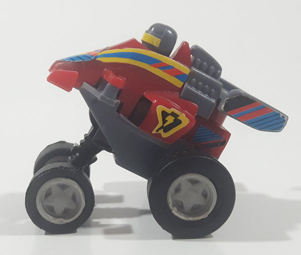 Formula 1 Red Push Down and Go Pop Up Plastic Toy Car Vehicle