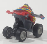 Formula 1 Red Push Down and Go Pop Up Plastic Toy Car Vehicle
