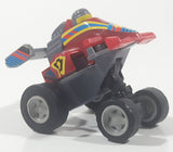 Formula 1 Red Push Down and Go Pop Up Plastic Toy Car Vehicle