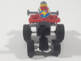 Formula 1 Red Push Down and Go Pop Up Plastic Toy Car Vehicle