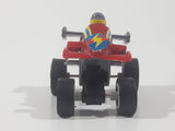 Formula 1 Red Push Down and Go Pop Up Plastic Toy Car Vehicle