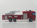 Fire Alarm Rescue Fire Engine Truck Red Plastic Die Cast Toy Car Vehicle