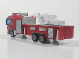 Fire Alarm Rescue Fire Engine Truck Red Plastic Die Cast Toy Car Vehicle
