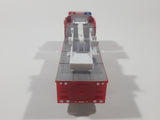 Fire Alarm Rescue Fire Engine Truck Red Plastic Die Cast Toy Car Vehicle