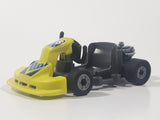 2016 Geobra PlayMobil #28 Fluorescent Yellow Go Kart Plastic Toy Car Vehicle