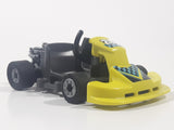 2016 Geobra PlayMobil #28 Fluorescent Yellow Go Kart Plastic Toy Car Vehicle