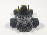 2016 Geobra PlayMobil #28 Fluorescent Yellow Go Kart Plastic Toy Car Vehicle
