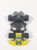 2016 Geobra PlayMobil #28 Fluorescent Yellow Go Kart Plastic Toy Car Vehicle