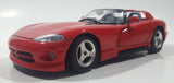 Burago Dodge Viper RT/10 Red 1/24 Scale Die Cast Toy Car Vehicle with Opening Doors