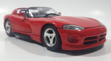 Burago Dodge Viper RT/10 Red 1/24 Scale Die Cast Toy Car Vehicle with Opening Doors