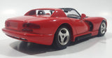 Burago Dodge Viper RT/10 Red 1/24 Scale Die Cast Toy Car Vehicle with Opening Doors