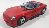Burago Dodge Viper RT/10 Red 1/24 Scale Die Cast Toy Car Vehicle with Opening Doors