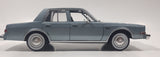 2011 Motor Max No. 73333 1986 Dodge Diplomat Metallic Light Blue 1/24 Scale 8 1/2" Long Die Cast Toy Car Vehicle with Opening Front Doors and Hood