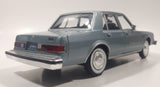 2011 Motor Max No. 73333 1986 Dodge Diplomat Metallic Light Blue 1/24 Scale 8 1/2" Long Die Cast Toy Car Vehicle with Opening Front Doors and Hood