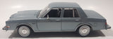 2011 Motor Max No. 73333 1986 Dodge Diplomat Metallic Light Blue 1/24 Scale 8 1/2" Long Die Cast Toy Car Vehicle with Opening Front Doors and Hood