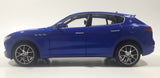 Welly No. 24078 Maserati Levante Blue 7 1/2" Long Die Cast Toy Car Vehicle
