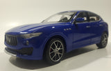 Welly No. 24078 Maserati Levante Blue 7 1/2" Long Die Cast Toy Car Vehicle