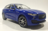 Welly No. 24078 Maserati Levante Blue 7 1/2" Long Die Cast Toy Car Vehicle