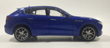 Welly No. 24078 Maserati Levante Blue 7 1/2" Long Die Cast Toy Car Vehicle