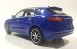 Welly No. 24078 Maserati Levante Blue 7 1/2" Long Die Cast Toy Car Vehicle