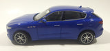 Welly No. 24078 Maserati Levante Blue 7 1/2" Long Die Cast Toy Car Vehicle