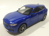 Welly No. 24078 Maserati Levante Blue 7 1/2" Long Die Cast Toy Car Vehicle