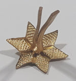 Gold Tone Star Shaped Metal Military Regiment Unit Hat Cap Shoulder Patch Badge Insignia