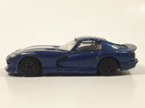 Burago Dodge Viper GTS Coupe Blue 1/43 Scale Die Cast Toy Car Vehicle with Opening Doors Made in Italy