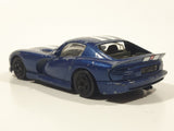 Burago Dodge Viper GTS Coupe Blue 1/43 Scale Die Cast Toy Car Vehicle with Opening Doors Made in Italy