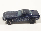 2009 Hot Wheels Rebel Rides Dixie Challenger '70 Dodge Challenger Metalflake Blue Die Cast Toy Car Vehicle