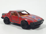 Vintage Majorette No. 202 Triumph TR7 Red 1:53 Scale Die Cast Toy Car Vehicle with Opening Doors