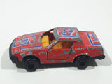Vintage Majorette No. 202 Triumph TR7 Red 1:53 Scale Die Cast Toy Car Vehicle with Opening Doors