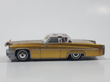 Disney Pixar Cars Cadillac Coupe de Ville Gold with Brown and White Cow Print Roof Die Cast Toy Car Vehicle