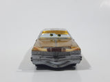 Disney Pixar Cars Cadillac Coupe de Ville Gold with Brown and White Cow Print Roof Die Cast Toy Car Vehicle