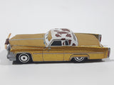 Disney Pixar Cars Cadillac Coupe de Ville Gold with Brown and White Cow Print Roof Die Cast Toy Car Vehicle
