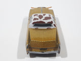 Disney Pixar Cars Cadillac Coupe de Ville Gold with Brown and White Cow Print Roof Die Cast Toy Car Vehicle