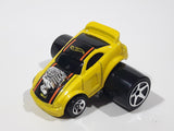 2004 Hot Wheels First Editions Fatbax 04 Mustang GT Yellow Die Cast Toy Car Vehicle