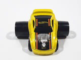 2004 Hot Wheels First Editions Fatbax 04 Mustang GT Yellow Die Cast Toy Car Vehicle