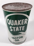 Vintage Quaker State S.A.E. 20 - 20W Motor Oil 1 Imperial Quart 1.14 Litres Metal Can FULL Burlington, Ontario