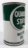 Vintage Quaker State S.A.E. 20 - 20W Motor Oil 1 Imperial Quart 1.14 Litres Metal Can FULL Burlington, Ontario