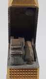 Vintage Colibri Of London John Sterling 2 1/2" Tall Gold Plated Gas Lighter
