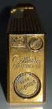 Vintage Colibri Of London John Sterling 2 1/2" Tall Gold Plated Gas Lighter