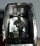 Vintage Army Eagle 3 1/8" Tall Silver Tone Gas Lighter