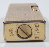 Vintage Cosmic 2 3/8" Tall Gold Plated Gas Lighter