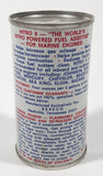 Vintage Nitro 9 For Marine Engines 4 FL. OZ. 3 7/8" Tall White Metal Can FULL