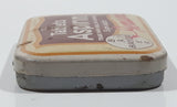 Vintage Bayer 12 Tablets Aspirin "Genuine" Small Pocket Size Tin Metal Hinged Pill Case EMPTY
